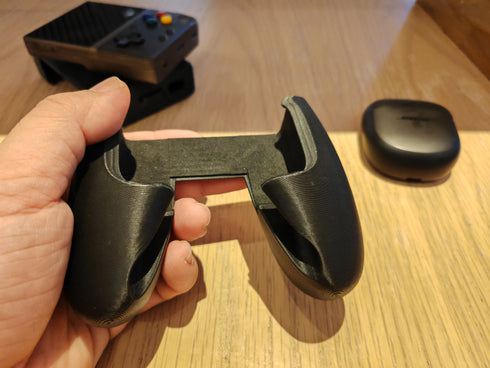 Ergonomic Grip Handle For Miyoo Mini Plus Game Console - Feels Like a Playstation Controller!