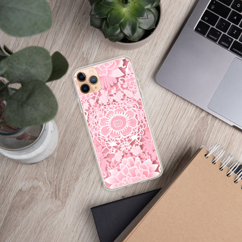 Coquette Charm - A Geeky, Floral Fusion | Clear Case for iPhone®