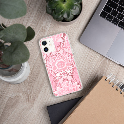 Coquette Charm - A Geeky, Floral Fusion | Clear Case for iPhone®