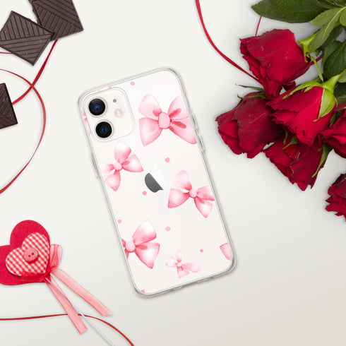 Coquette Pink Bow iPhone Case | Clear Case for iPhone®