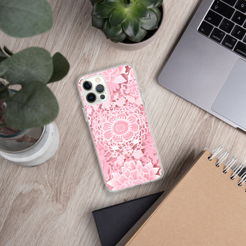 Coquette Charm - A Geeky, Floral Fusion | Clear Case for iPhone®