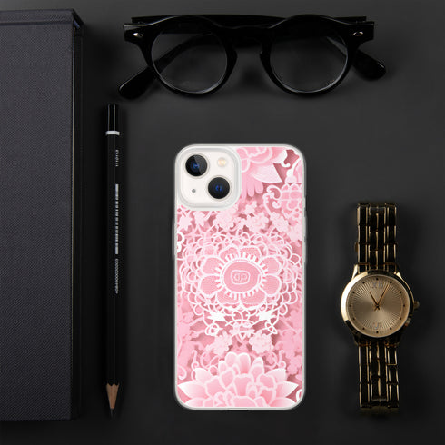 Coquette Charm - A Geeky, Floral Fusion | Clear Case for iPhone®