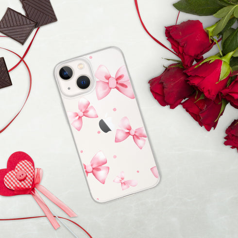 Coquette Pink Bow iPhone Case | Clear Case for iPhone®