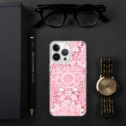 Coquette Charm - A Geeky, Floral Fusion | Clear Case for iPhone®