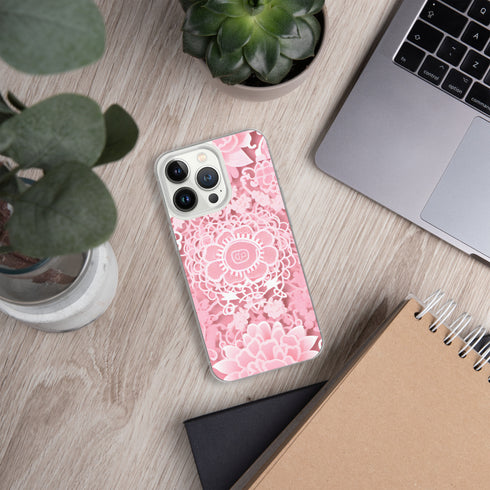 Coquette Charm - A Geeky, Floral Fusion | Clear Case for iPhone®