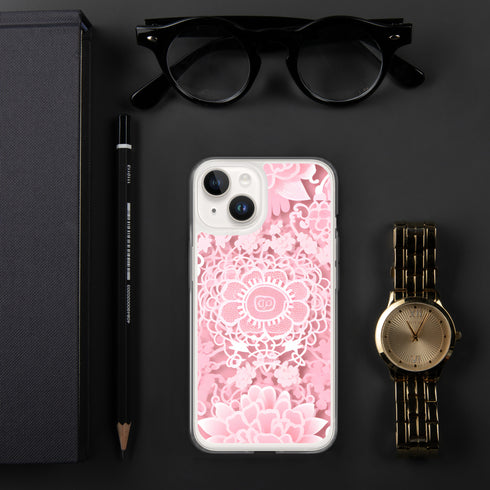 Coquette Charm - A Geeky, Floral Fusion | Clear Case for iPhone®