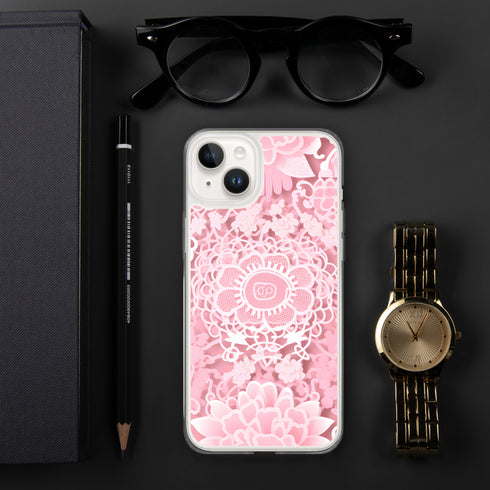Coquette Charm - A Geeky, Floral Fusion | Clear Case for iPhone®