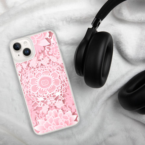 Coquette Charm - A Geeky, Floral Fusion | Clear Case for iPhone®