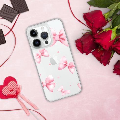 Coquette Pink Bow iPhone Case | Clear Case for iPhone®
