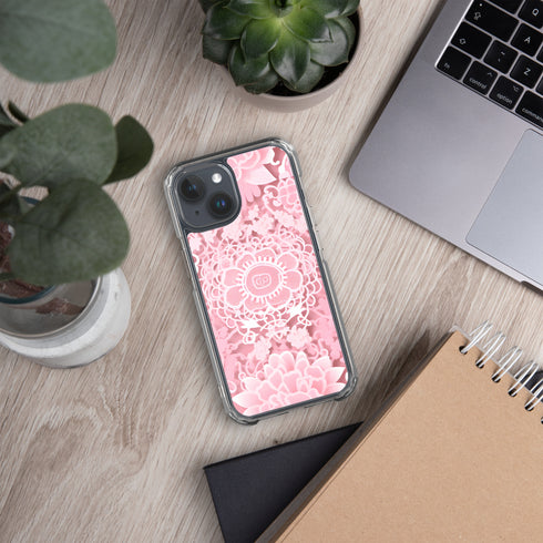 Coquette Charm - A Geeky, Floral Fusion | Clear Case for iPhone®