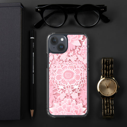 Coquette Charm - A Geeky, Floral Fusion | Clear Case for iPhone®