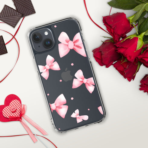Coquette Pink Bow iPhone Case | Clear Case for iPhone®