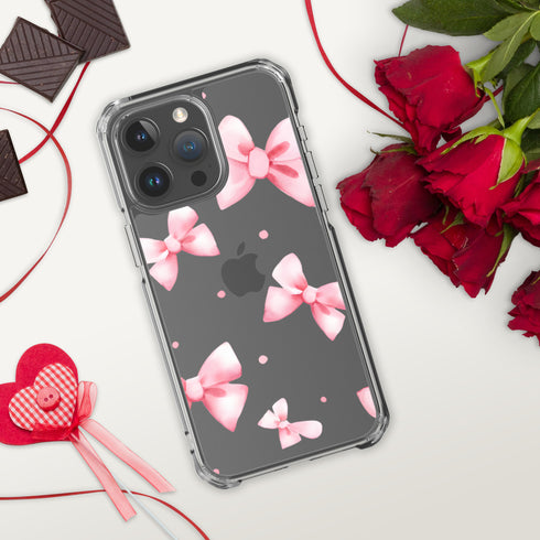 Coquette Pink Bow iPhone Case | Clear Case for iPhone®