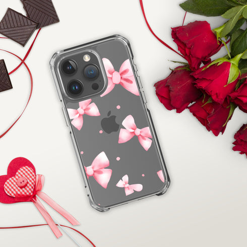 Coquette Pink Bow iPhone Case | Clear Case for iPhone®