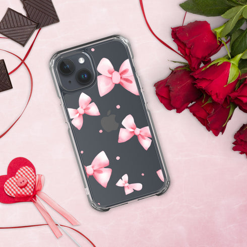 Coquette Pink Bow iPhone Case | Clear Case for iPhone®