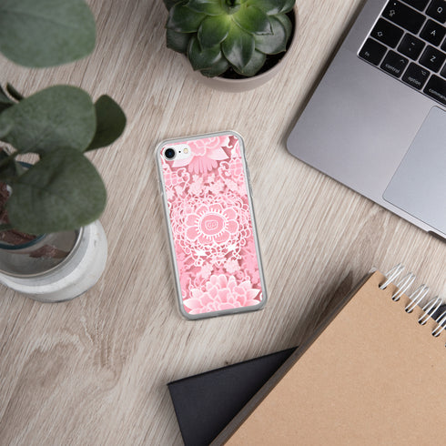 Coquette Charm - A Geeky, Floral Fusion | Clear Case for iPhone®