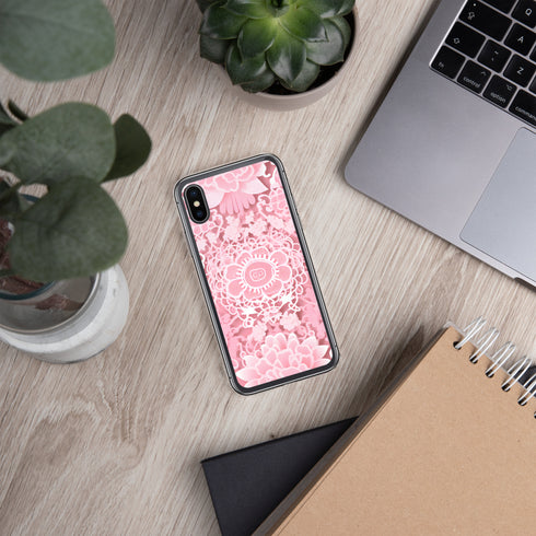 Coquette Charm - A Geeky, Floral Fusion | Clear Case for iPhone®