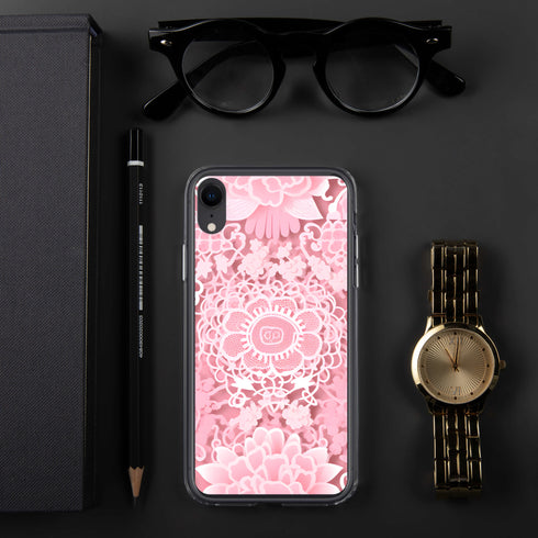 Coquette Charm - A Geeky, Floral Fusion | Clear Case for iPhone®