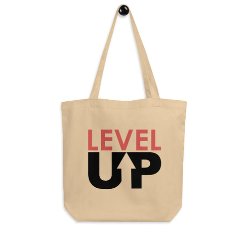 Gamer's Advantage: LEVEL UP Eco Tote Bag