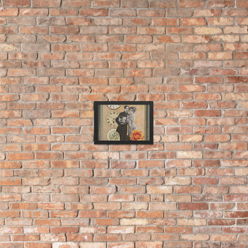 "Timeless Romance" Vintage Wall Art | Framed matte paper poster