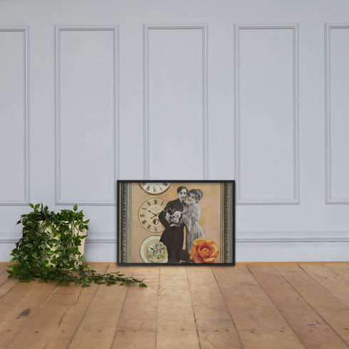 "Timeless Romance" Vintage Wall Art | Framed matte paper poster
