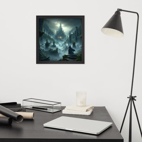 Whispers of the Tarnished | Elden Ring Inspired Framed poster