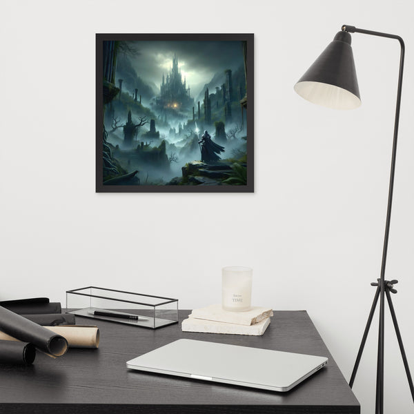 Whispers of the Tarnished | Elden Ring Inspired Framed poster