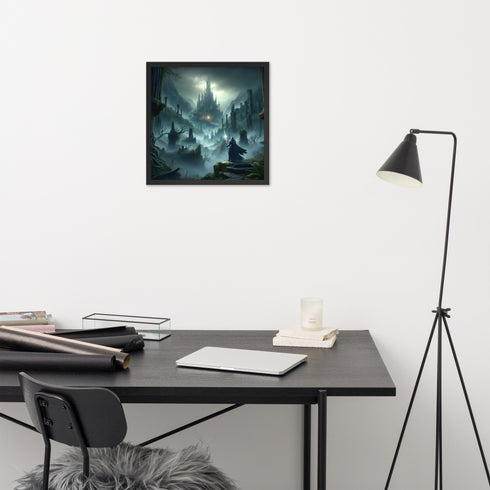 Whispers of the Tarnished | Elden Ring Inspired Framed poster