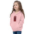 Red British Phone Booth at Christmas - Kids Hoodie