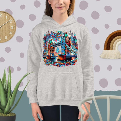 Tower Bridge at Christmas - Kids Hoodie