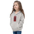 Red British Phone Booth at Christmas - Kids Hoodie