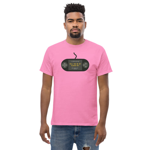 "Will You Be My Player 2" Geeky Valentine's Tee