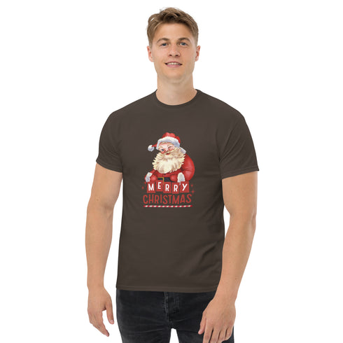 Santa Claus Merry Christmas - Men's classic tee