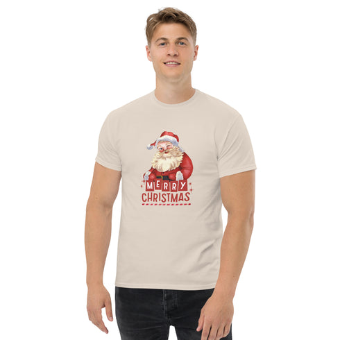 Santa Claus Merry Christmas - Men's classic tee