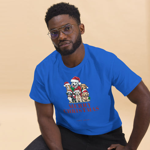 Adorable Christmas Dogs - Men's classic tee