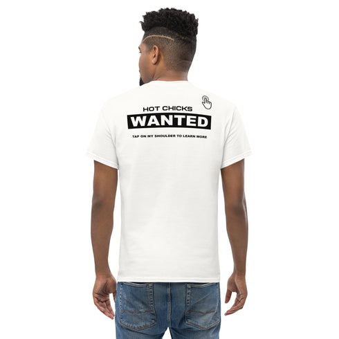 Hot Chicks Wanted T-shirt by CW (White / Sport Grey)
