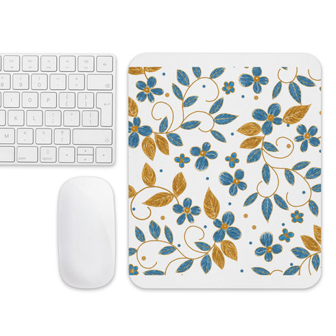 Floral Fantasy: The Elegant Botanical Mouse Pad