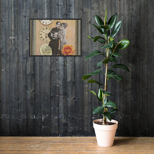 "Timeless Romance" Vintage Wall Art | Framed matte paper poster